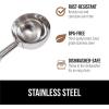 imageGORILLA GRIP Stainless Steel Multipurpose BPAFree Spring Scoop 2 TBSP Melon Ballers Cookie Dough Scoops Perfect Portion Sizes Easy Squeeze and Clean Release Scooper Size 40 WhiteWhite