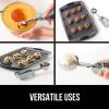 imageGORILLA GRIP Stainless Steel Multipurpose BPAFree Spring Scoop 2 TBSP Melon Ballers Cookie Dough Scoops Perfect Portion Sizes Easy Squeeze and Clean Release Scooper Size 40 WhiteMint