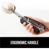 imageGORILLA GRIP Stainless Steel Multipurpose BPAFree Spring Scoop 2 TBSP Melon Ballers Cookie Dough Scoops Perfect Portion Sizes Easy Squeeze and Clean Release Scooper Size 40 WhiteBlack