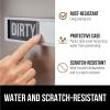 imageGORILLA GRIP Strong Dishwasher Magnet Clean Dirty Sign Large Letters for Easy Read Optional Adhesive Sticker for NonMagnet Surfaces NonScratch Sliding Dish Washer Magnets Kitchen Decor BlackSilver