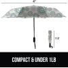 imageGORILLA GRIP Strong Stick Umbrella for Rain Compact Travel OneClick Automatic Open Close Lightweight Portable US Designed Reinforced Fiberglass Ribs Wind Resistant Easy Collapse Cats DogsSpiral