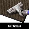 imageGORILLA GRIP Traffic Guard Door Mat 2 Pack Heavy Duty Waterproof Doormat Commercial Office Space Welcome Mats Stain and Fade Resistant Low Profile Strong Rubber Backing 29x17 GrayBrown
