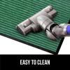 imageGORILLA GRIP Traffic Guard Door Mat 2 Pack Heavy Duty Waterproof Doormat Commercial Office Space Welcome Mats Stain and Fade Resistant Low Profile Strong Rubber Backing 29x17 GrayGreen
