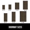 imageGORILLA GRIP Traffic Guard Door Mat 2 Pack Heavy Duty Waterproof Doormat Commercial Office Space Welcome Mats Stain and Fade Resistant Low Profile Strong Rubber Backing 29x17 GrayBrown