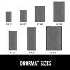 imageGORILLA GRIP Traffic Guard Door Mat 2 Pack Heavy Duty Waterproof Doormat Commercial Office Space Welcome Mats Stain and Fade Resistant Low Profile Strong Rubber Backing 29x17 GrayGrey