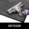 imageGORILLA GRIP Traffic Guard Door Mat 2 Pack Heavy Duty Waterproof Doormat Commercial Office Space Welcome Mats Stain and Fade Resistant Low Profile Strong Rubber Backing 29x17 GrayGrey