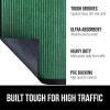 imageGORILLA GRIP Traffic Guard Door Mat 2 Pack Heavy Duty Waterproof Doormat Commercial Office Space Welcome Mats Stain and Fade Resistant Low Profile Strong Rubber Backing 29x17 GrayGreen