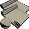 imageGORILLA GRIP Traffic Guard Door Mat 2 Pack Heavy Duty Waterproof Doormat Commercial Office Space Welcome Mats Stain and Fade Resistant Low Profile Strong Rubber Backing 29x17 GrayBeige