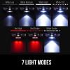 imageGORILLA GRIP Ultra Bright High Lumens LED Head Lamp 7 Light Modes Water Resistant IPX4 Headlamp Adjustable Headband Battery Powered Outdoor Running Camping Forehead Flashlight Lamps 1 Pack BlackBlack