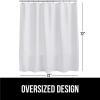 imageGORILLA GRIP Waffle Shower Curtain Thick Weighted Fabric Wrinkle and Rust Resistant Classic Hotel Quality Design Heavy Duty Long Curtains for Bathroom Showers Bath Tubs Machine Wash 72x72 WhiteWhite