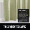 imageGORILLA GRIP Waffle Shower Curtain Thick Weighted Fabric Wrinkle and Rust Resistant Classic Hotel Quality Design Heavy Duty Long Curtains for Bathroom Showers Bath Tubs Machine Wash 72x72 WhiteSage