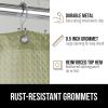 imageGORILLA GRIP Waffle Shower Curtain Thick Weighted Fabric Wrinkle and Rust Resistant Classic Hotel Quality Design Heavy Duty Long Curtains for Bathroom Showers Bath Tubs Machine Wash 72x72 WhiteSage