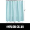 imageGORILLA GRIP Waffle Shower Curtain Thick Weighted Fabric Wrinkle and Rust Resistant Classic Hotel Quality Design Heavy Duty Long Curtains for Bathroom Showers Bath Tubs Machine Wash 72x72 WhiteSpa Blue