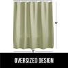 imageGORILLA GRIP Waffle Shower Curtain Thick Weighted Fabric Wrinkle and Rust Resistant Classic Hotel Quality Design Heavy Duty Long Curtains for Bathroom Showers Bath Tubs Machine Wash 72x72 WhiteSage