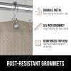 imageGORILLA GRIP Waffle Shower Curtain Thick Weighted Fabric Wrinkle and Rust Resistant Classic Hotel Quality Design Heavy Duty Long Curtains for Bathroom Showers Bath Tubs Machine Wash 72x72 WhiteBeige