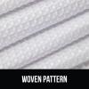 imageGORILLA GRIP Waffle Shower Curtain Thick Weighted Fabric Wrinkle and Rust Resistant Classic Hotel Quality Design Heavy Duty Long Curtains for Bathroom Showers Bath Tubs Machine Wash 72x72 WhiteWhite