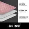 imageGORILLA GRIP Washable Underpads Waterproof Reusable Heavy Absorbency Incontinence Bed Pads Leak Proof Toddler Mattress Pad 52x34 Slip Resistant Protector for Bedwetting Adults and Kids WhitePink