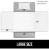 imageGORILLA GRIP Washable Underpads Waterproof Reusable Heavy Absorbency Incontinence Bed Pads Leak Proof Toddler Mattress Pad 52x34 Slip Resistant Protector for Bedwetting Adults and Kids WhiteWhite