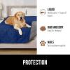 imageGORILLA GRIP Waterproof Dog Blanket Couch Cover for Dogs Washable Protects Sofa Furniture Crate Car RV Essentials Pet Supplies Tear and Slip Resistant Leakproof Cushion Cover 30x70 CharcoalNavy