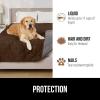 imageGORILLA GRIP Waterproof Dog Blanket Couch Cover for Dogs Washable Protects Sofa Furniture Crate Car RV Essentials Pet Supplies Tear and Slip Resistant Leakproof Cushion Cover 30x70 CharcoalChocolate
