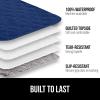 imageGORILLA GRIP Waterproof Dog Blanket Couch Cover for Dogs Washable Protects Sofa Furniture Crate Car RV Essentials Pet Supplies Tear and Slip Resistant Leakproof Cushion Cover 30x70 CharcoalNavy