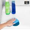 imageGORILLA GRIP Waterproof Silicone Under Sink Mat with Raised Lip for Kitchen and Bathroom Cabinet Shelf Liner Stay in Place Mats Dishwasher Safe Drawer Liner Organizer Tray 19 x 22 in GrayWhite