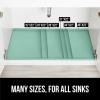 imageGORILLA GRIP Waterproof Silicone Under Sink Mat with Raised Lip for Kitchen and Bathroom Cabinet Shelf Liner Stay in Place Mats Dishwasher Safe Drawer Liner Organizer Tray 19 x 22 in GrayMint