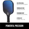 imageGorilla Gear USAPA Approved Pickleball Starter Set Fiberglass Paddles with Bag and Balls Indoor Outdoor Court Use Comfortable Racket Grip Oversized Sweet Spot Pickle Ball Paddle for Men WomenBlue
