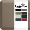 imageKANGAROO Thick Ergonomic Anti Fatigue Mats for Kitchen Floor Cushioned Standing Office Desk Mat Waterproof Scratch Resistant Topside Supportive All Day Comfort Padded Foam Rugs 17x24 BlackBeige