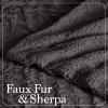 imageThe Connecticut Home Co Throw Blanket for Couch Soft Fluffy Room Decor Cozy Warm Throws for Bed Couches Gifts for Women Bedroom Cute Aesthetic Blankets Faux Fur and Sherpa 65x50 GrayGray Faux Fur