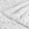 imageThe Connecticut Home Co Throw Blanket for Couch Soft Fluffy Room Decor Cozy Warm Throws for Bed Couches Gifts for Women Bedroom Cute Aesthetic Blankets Faux Fur and Sherpa 65x50 GrayWhite Shag