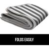 imageThe Original GORILLA GRIP Ironing Board Cover and Pad Silicone Coating Thick Scorch Resistant Padding Heavy Duty Iron Covers Standard Boards Hook and Loop Fastener Strap Silver 15x54Striped WhiteGray