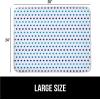 imageThe Original GORILLA GRIP Ironing Board Cover and Pad Silicone Coating Thick Scorch Resistant Padding Heavy Duty Iron Covers Standard Boards Hook and Loop Fastener Strap Silver 15x54Blue Dots