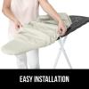 imageThe Original GORILLA GRIP Ironing Board Cover and Pad Silicone Coating Thick Scorch Resistant Padding Heavy Duty Iron Covers Standard Boards Hook and Loop Fastener Strap Silver 15x54Linen
