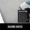 imageThe Original GORILLA GRIP Ironing Board Cover and Pad Silicone Coating Thick Scorch Resistant Padding Heavy Duty Iron Covers Standard Boards Hook and Loop Fastener Strap Silver 15x54Silver