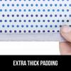 imageThe Original GORILLA GRIP Ironing Board Cover and Pad Silicone Coating Thick Scorch Resistant Padding Heavy Duty Iron Covers Standard Boards Hook and Loop Fastener Strap Silver 15x54Blue Dots