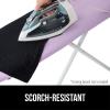 imageThe Original GORILLA GRIP Ironing Board Cover and Pad Silicone Coating Thick Scorch Resistant Padding Heavy Duty Iron Covers Standard Boards Hook and Loop Fastener Strap Silver 15x54Light Purple