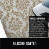 imageThe Original GORILLA GRIP Ironing Board Cover and Pad Silicone Coating Thick Scorch Resistant Padding Heavy Duty Iron Covers Standard Boards Hook and Loop Fastener Strap Silver 15x54Damask