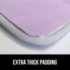 imageThe Original GORILLA GRIP Ironing Board Cover and Pad Silicone Coating Thick Scorch Resistant Padding Heavy Duty Iron Covers Standard Boards Hook and Loop Fastener Strap Silver 15x54Light Purple
