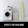 imageThe Original GORILLA GRIP Ironing Board Cover and Pad Silicone Coating Thick Scorch Resistant Padding Heavy Duty Iron Covers Standard Boards Hook and Loop Fastener Strap Silver 15x54Sage