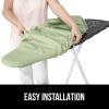 imageThe Original GORILLA GRIP Ironing Board Cover and Pad Silicone Coating Thick Scorch Resistant Padding Heavy Duty Iron Covers Standard Boards Hook and Loop Fastener Strap Silver 15x54Sage
