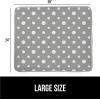 imageThe Original GORILLA GRIP Ironing Board Cover and Pad Silicone Coating Thick Scorch Resistant Padding Heavy Duty Iron Covers Standard Boards Hook and Loop Fastener Strap Silver 15x54Dots