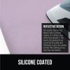 imageThe Original GORILLA GRIP Ironing Board Cover and Pad Silicone Coating Thick Scorch Resistant Padding Heavy Duty Iron Covers Standard Boards Hook and Loop Fastener Strap Silver 15x54Light Purple