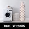 imageThe Original GORILLA GRIP Ironing Board Cover and Pad Silicone Coating Thick Scorch Resistant Padding Heavy Duty Iron Covers Standard Boards Hook and Loop Fastener Strap Silver 15x54Pink Floral