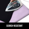 imageThe Original GORILLA GRIP Ironing Board Cover and Pad Silicone Coating Thick Scorch Resistant Padding Heavy Duty Iron Covers Standard Boards Hook and Loop Fastener Strap Silver 15x54Light Purple