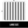 imageThe Original GORILLA GRIP Ironing Board Cover and Pad Silicone Coating Thick Scorch Resistant Padding Heavy Duty Iron Covers Standard Boards Hook and Loop Fastener Strap Silver 15x54Striped WhiteGray