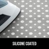 imageThe Original GORILLA GRIP Ironing Board Cover and Pad Silicone Coating Thick Scorch Resistant Padding Heavy Duty Iron Covers Standard Boards Hook and Loop Fastener Strap Silver 15x54Dots