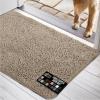 imageGORILLA GRIP Dog Doormat Absorbent Doormats for Muddy Dogs Paws 36x24 Machine Washable Soakstopper Rugs Cleaner Floors US Designed Pet Bed Door Mat Indoor Entrance Pets Rug Paw GrayBeige