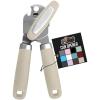 imageGORILLA GRIP Heavy Duty Stainless Steel Smooth Edge Manual Can Opener and Bottle Openers Soft Comfortable Handle Oversized Handheld Turn Knob US Designed Multifunctional Kitchen Tool WhiteAlmond