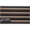 imageGORILLA GRIP Heavy Duty Striped Doormat Thick Bristles Crush Proof Texture Catches Dirt from Shoes Strong Backing Easy to Clean Indoor and Outdoor Entrance Mats 24x16 Burgundy Black CreamBlack  Brown  Beige